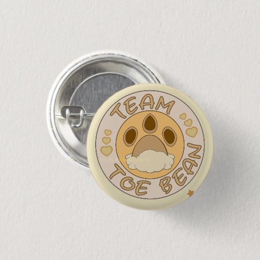 Team Evee Toe Beans Button (Vorne & Hinten)