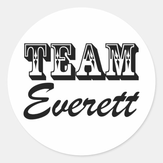 Team Everett Stickers (Vorderseite)