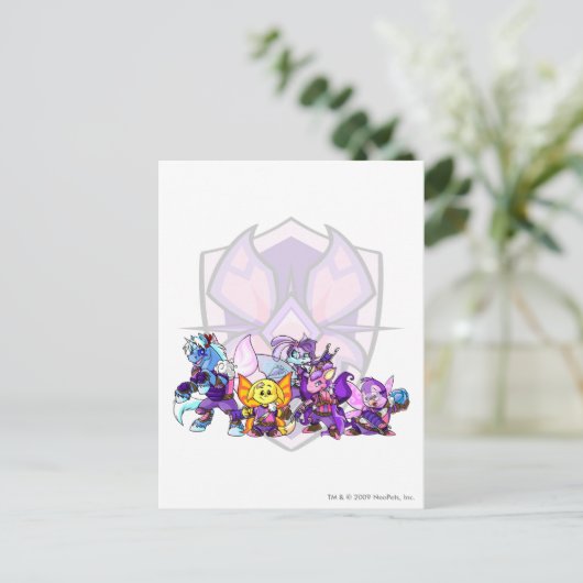 Team Faerieland Group Postkarte (Stehend Vorderseite)