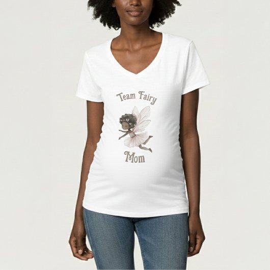 Team Fairy Mama T - Shirt für Babydusche