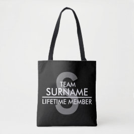 TEAM (Familienname) Lebenszeit-Mitglied Tasche
