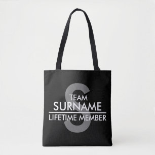 TEAM (Familienname) Lebenszeit-Mitglied Tasche