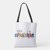 Team Fandras Tote Bag Tasche (Rückseite)