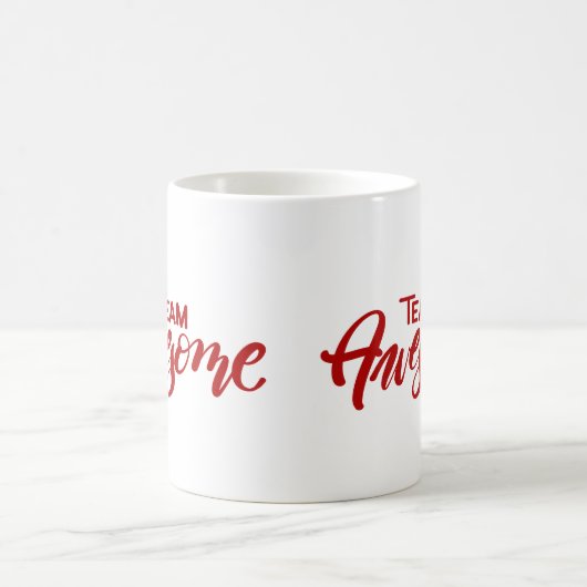 Team fantastisches Tasse-Rotes Kaffeetasse (Mittel)