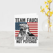 Team Fauci Anti Trump Dr. Anthony Fauci 2028 Premi Karte (Gelbe Blume)