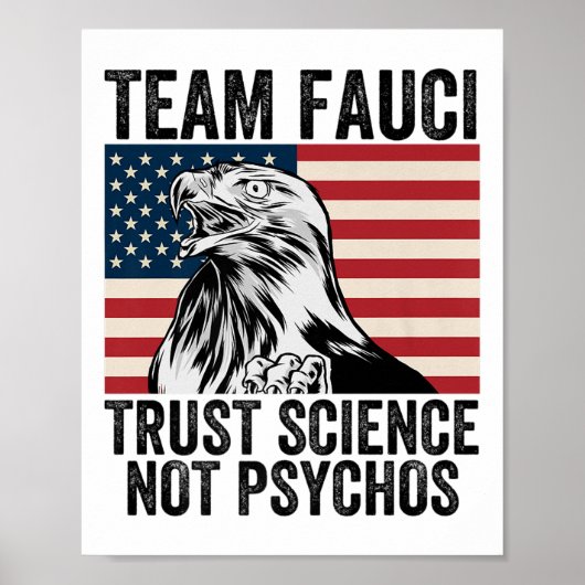 Team Fauci Anti Trump Dr. Anthony Fauci 2028 Premi Poster (Vorne)