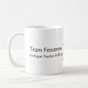 Team Fencerow antikes Traktor-Ziehen Kaffeetasse