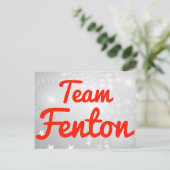 Team Fenton Postkarte (Stehend Vorderseite)