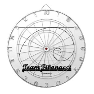 Team Fibonacci (Fibonacci-Spirale) Dartscheibe