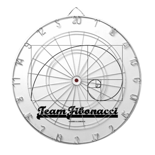 Team Fibonacci Fibonacci Spirale Dartscheibe Zazzle De