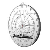 Team Fibonacci (Fibonacci-Spirale) Dartscheibe (Vorderseite rechts)