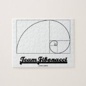 Team Fibonacci (Fibonacci-Spirale) Puzzle (Horizontal)