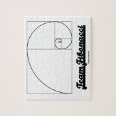 Team Fibonacci (Fibonacci-Spirale) Puzzle (Vertikal)