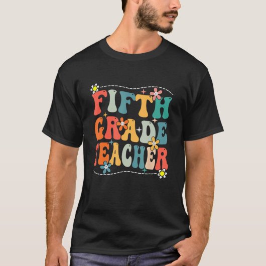 Team Fifth Grade 5th Grade Teacher Back To School T-Shirt (Vorderseite)