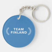 Team Finnland Schlüsselanhänger (Rückseite)