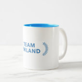 Team Finnland Zweifarbige Tasse (VorderseiteRechts)