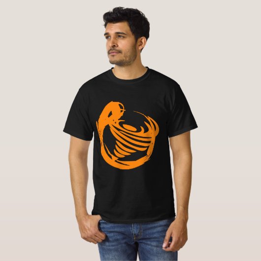 Team Firestorm Basic Orange Logo T-Shirt (Vorne ganz)