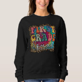 Team First Grade Squad First Day of Back to School Sweatshirt (Vorderseite)