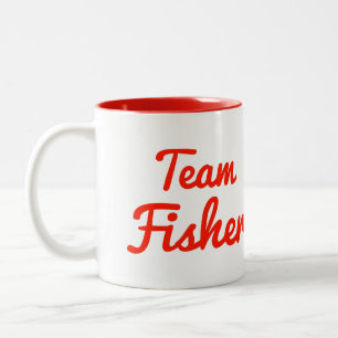 Team Fisher Zweifarbige Tasse