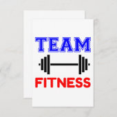 TEAM-FITNESS DANKESKARTE (Vorne/Hinten)