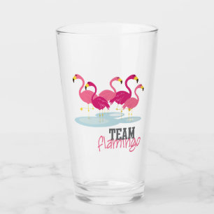 Team Flamingo Glas