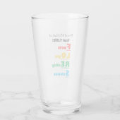 Team FLORES - Fakten, Logik, Realität, Wissenschaf Glas (Rückseite)