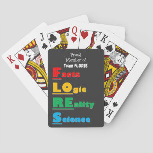 Team FLORES - Fakten, Logik, Realität, Wissenschaf Spielkarten