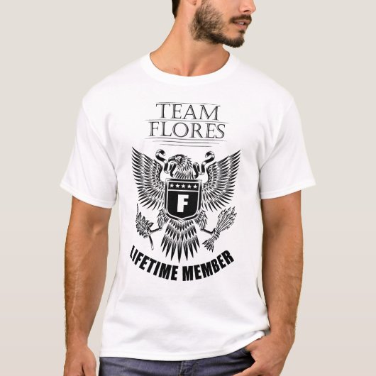 Team Flores Lifetime-Mitglied T-Shirt (Vorderseite)
