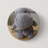Team-Flusspferd Button (Vorderseite)