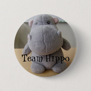 Team-Flusspferd Button