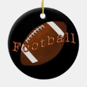 Team Football Ornamente Ihr TEXT und Ihre FARBEN (Hinten)