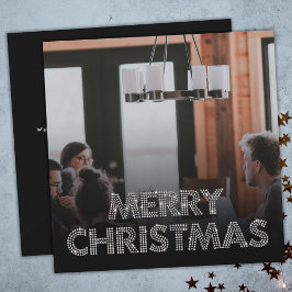 Team Foto Frohe Weihnachten Business Black & White