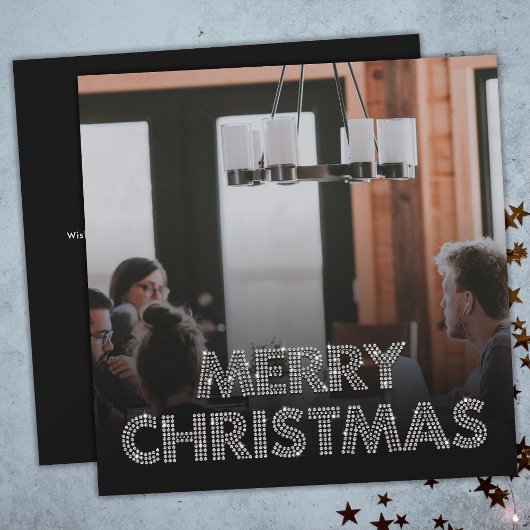 Team Foto Frohe Weihnachten Business Black & White