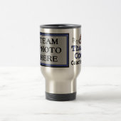 TEAM FOTO, NAME, JAHR, Fußball-Trainergeschenke Reisebecher (Mittel)
