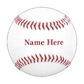 Team-Foto ~ Personalisiert Baseball (Rückseite)