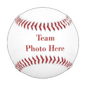 Team-Foto ~ Personalisiert Baseball (Vorderseite)