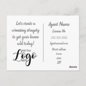 Team Foto-Referenz Real Anwesen Marketing verkaufe Postkarte (Rückseite)