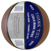 Team Foto, Spielernamen Basketball-Trainergeschenk Basketball (Vertikal)