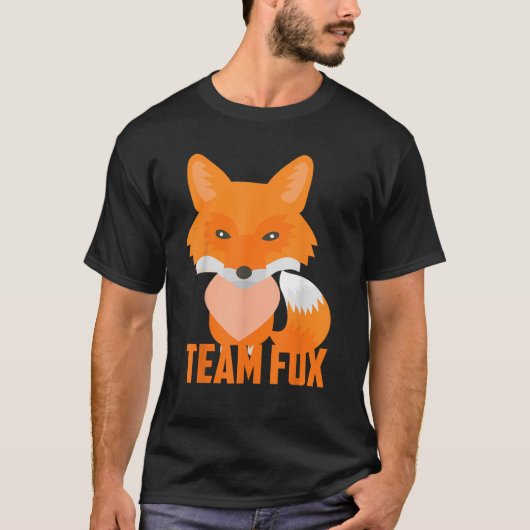 Team Fox Cool Funny I Hecht Foxes Geschenk T-Shirt (Vorderseite)