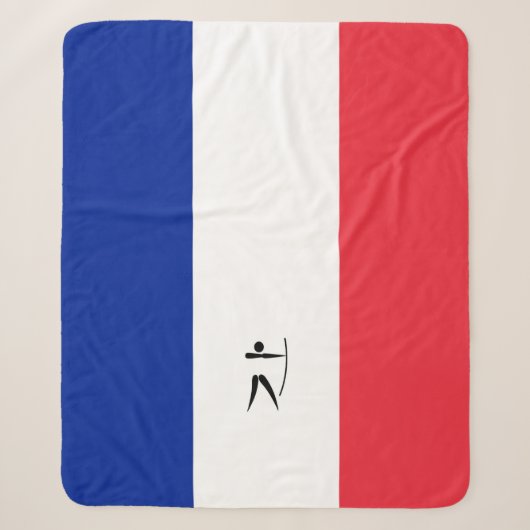 Team France Archery Sherpadecke (Vorderseite)