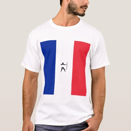 Team France Archery T-Shirt (Vorderseite)