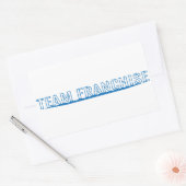 Team Franchise White Sticker (Umschlag)