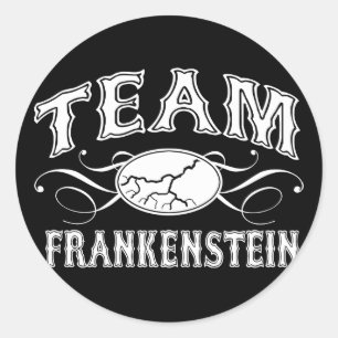 Team Frankenstein Runder Aufkleber