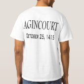 Team Frankreich Agincourt T-Shirt (Rückseite)