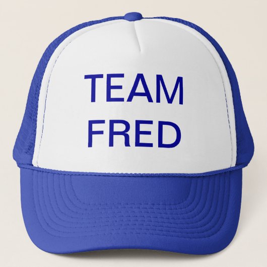 TEAM-FRED-HUT TRUCKERKAPPE (Vorderseite)
