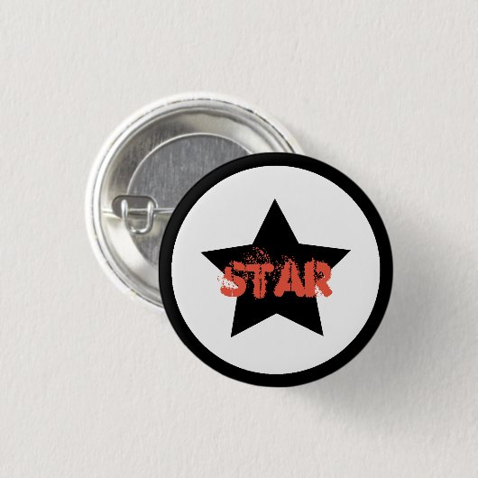 Team-Führer-Stern-Knopf-Button Button (Vorne & Hinten)