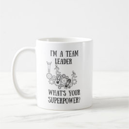 Team-Führer-Supermacht-Tasse Kaffeetasse