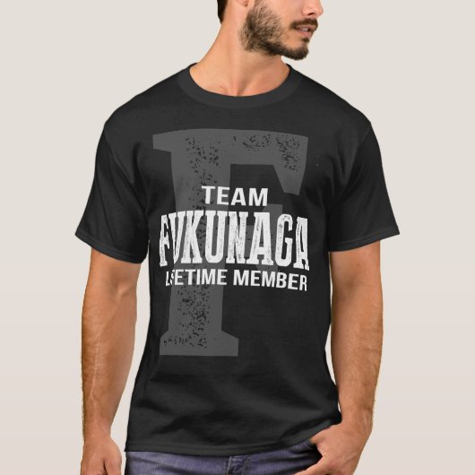 Team FUKUNAGA Lebenszeitmitglied T-Shirt (Vorderseite)