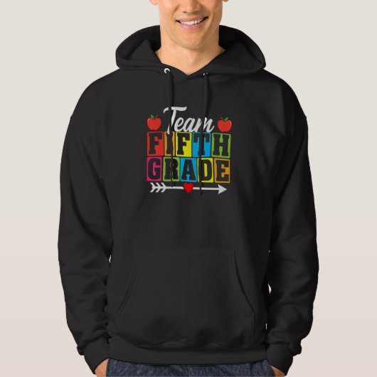 Team Fünfte Klasse 5. Klasse Lehrer Schüler Hoodie (Vorderseite)