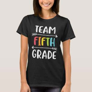 Team Fünfte Klasse Lustiger 5. Rückkehr zur Schul- T-Shirt